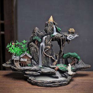 The Hidden Valley Flow Secluded Eastern Landscape Incense Art