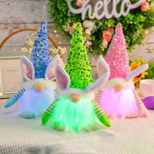 Easter Sequined Rabbit Luminous Doll