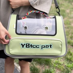 Pet Bag Portable Transparent Visual Large Capacity Pet Supplies Foldable