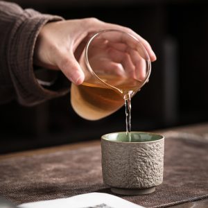 Stoneware Teacup Retro Ceramic  Stone