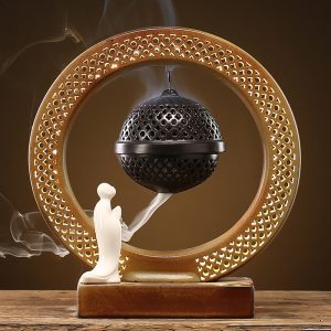 Bodhi Leaf Cascade Wisdom Tree Backflow Burner